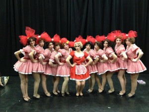 Performers from last years spring musical "Guys and Dolls."