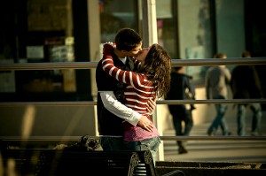 Couple publicly displaying affection CREDITS: FLICKR http://farm4.static.flickr.com/3185/2992558221_1a11a27734.jpg