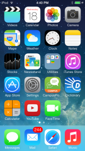 The new look of iOS 7