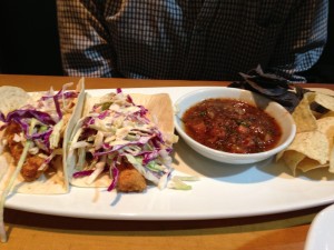 The Fish Tacos were a fun Mexican addition to the meal.