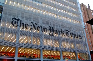 The New York Times headquarters. Under Creative Commons licensing.