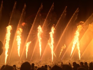 The choirs were able to enjoy the many shows at Disneyland such as World of Color.